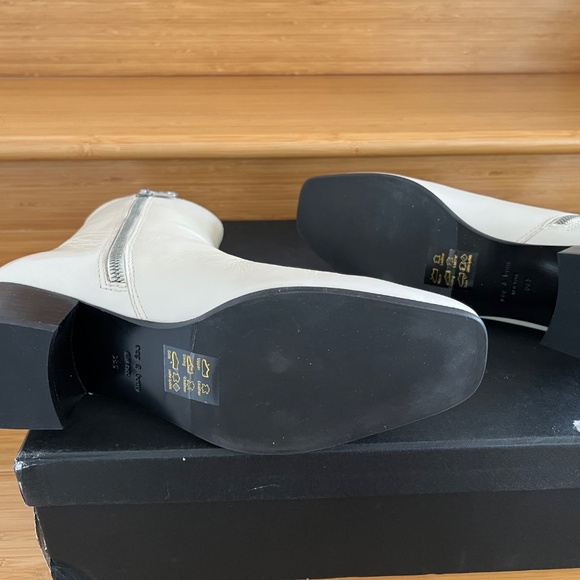 $475 Rag & Bone Aslen Mid Boot In Antique White Size:EU38.5( US:8.5) - Picture 7 of 9